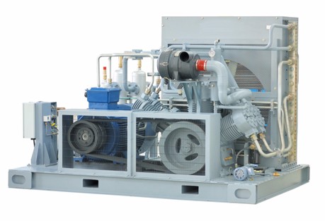 Gas pipe testing high pressure nitrogen compressor 35Mpa