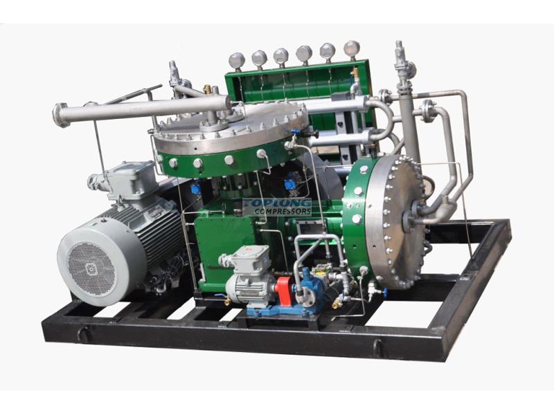 Failure handling of the diaphragm compressor