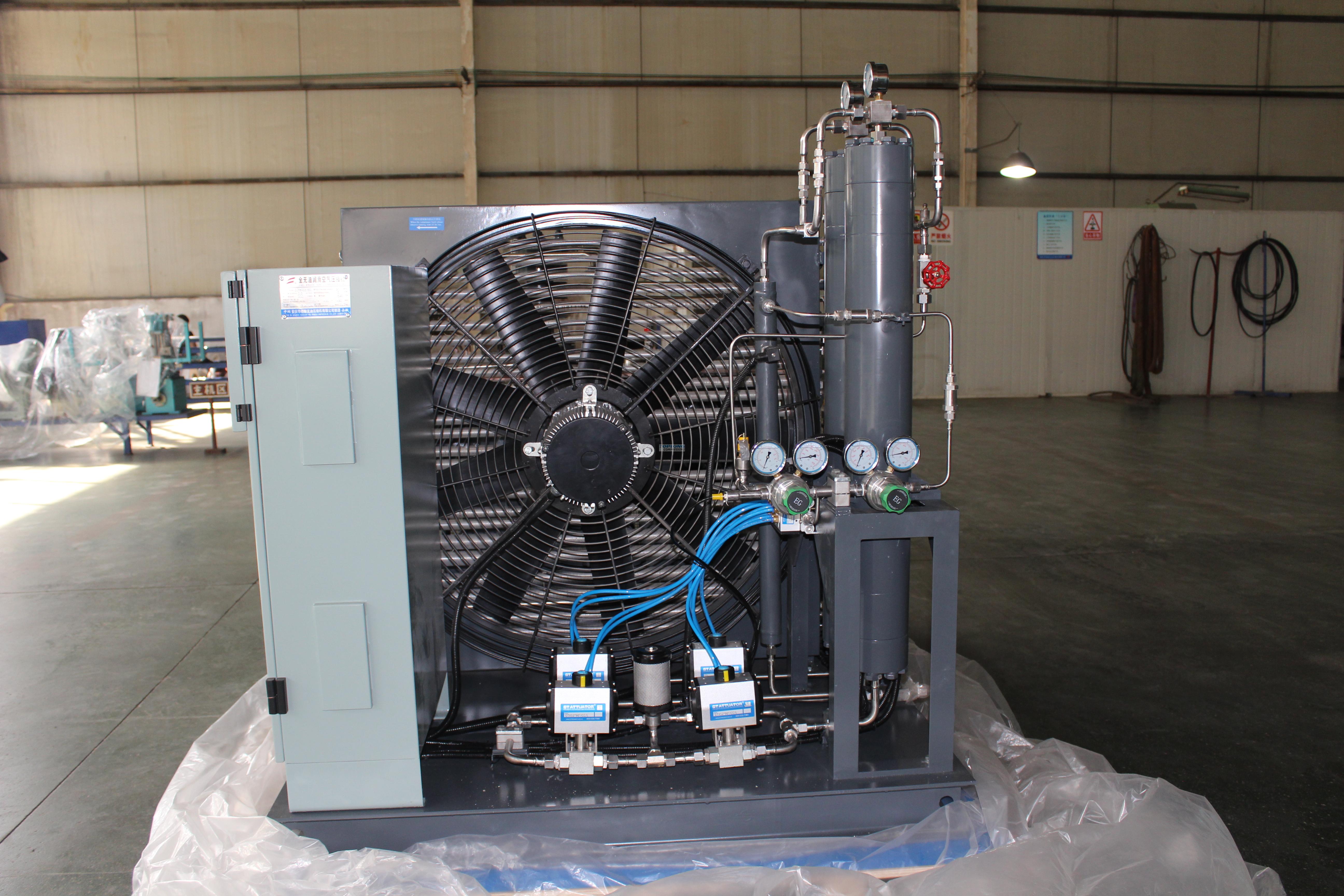 How does an oil free air compressor work?