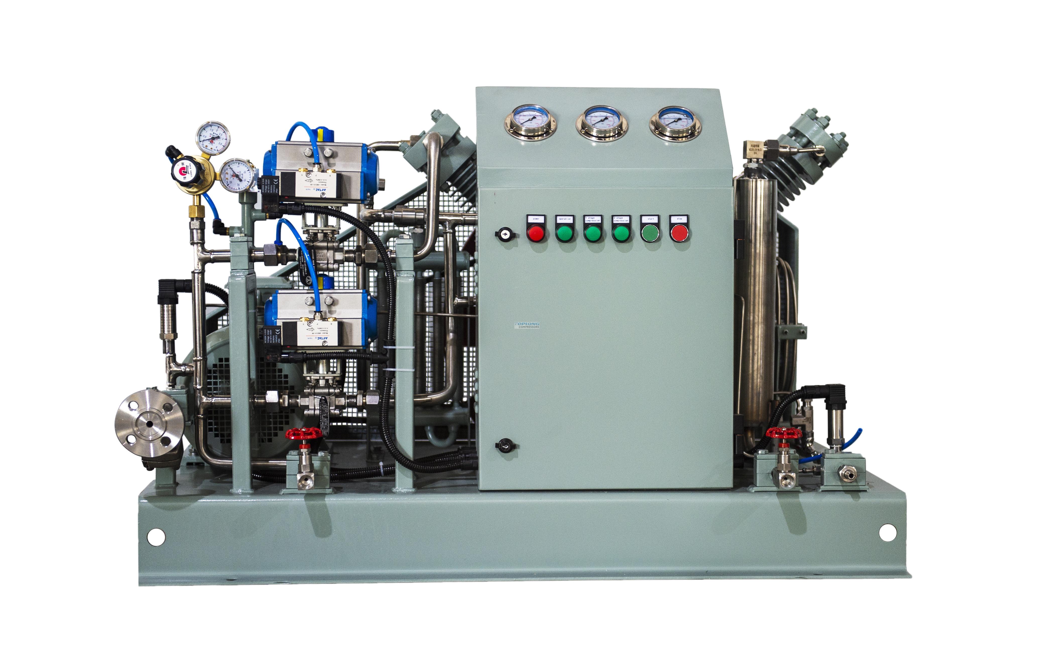 Application of a methane compressor Application of a methane compressor