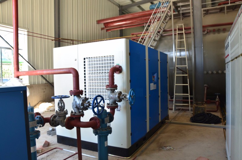 18.5kw Oil lubricated Pet bottle blowing screw air compressor