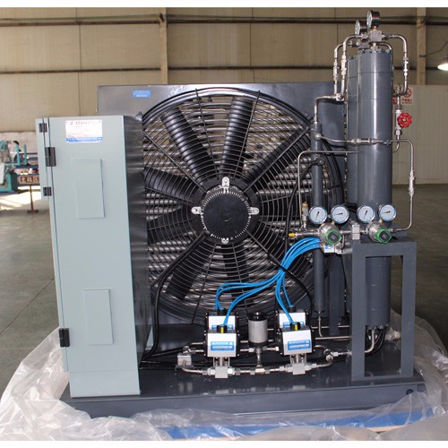 High pressure gas pipe testing oil free air compressor 30Mpa