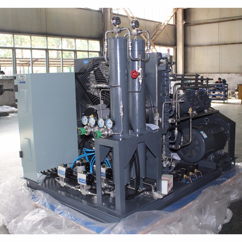 High pressure gas pipe testing oil free air compressor 30Mpa