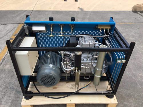 High quality 300bar 4500psi high pressure scuba diving air compressor for sale