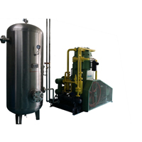 Compresseur d'air de soufflage de bouteilles Pet sans huile 5M3 40bar