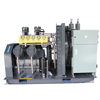 Compressor de ar sem óleo para teste de tubulação de gás de alta pressão 30Mpa